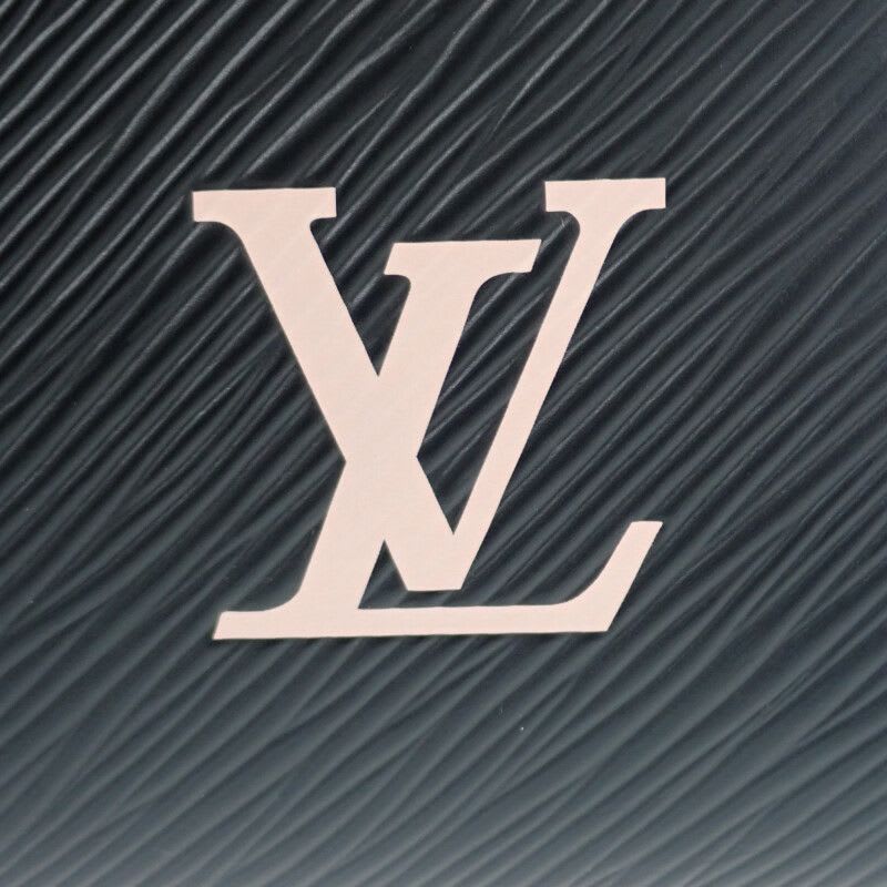 Louis Vuitton Sac Plat BB Epi 2-Way Bag Black Gold Hardware