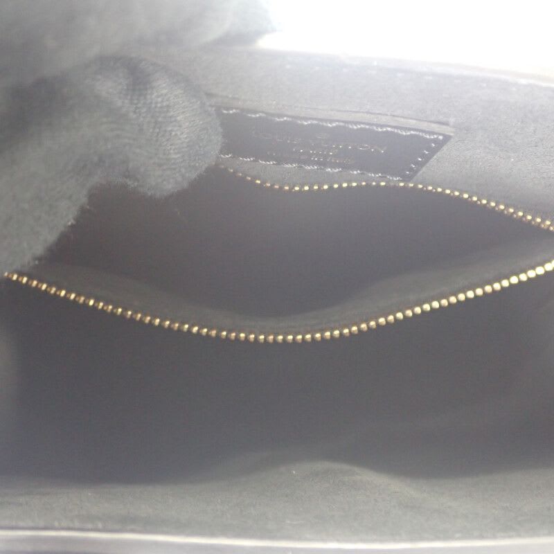 Louis Vuitton Sac Plat BB Epi 2-Way Bag Black Gold Hardware
