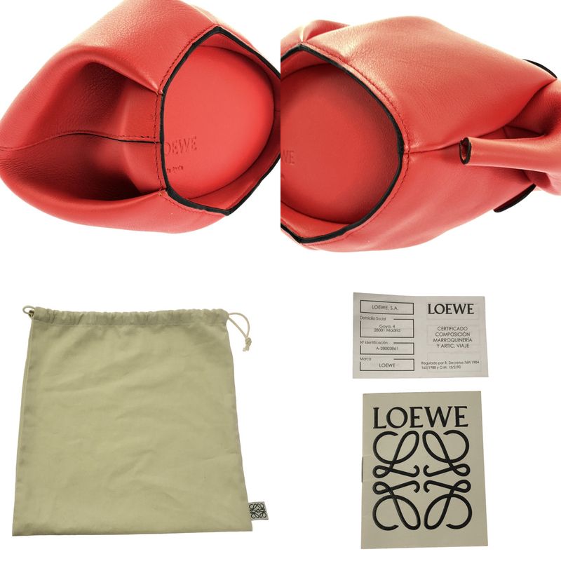 Loewe | Elephant Leather Mini Shoulder Bag | Red | Ladies