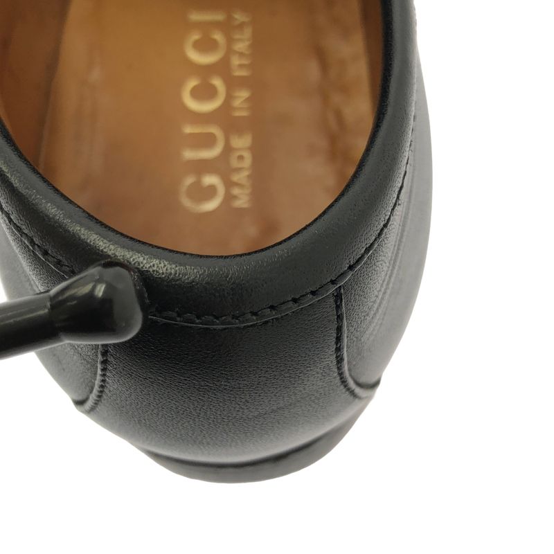 Gucci | 101 6105 Horsebit Leather Loafers | 35 | Black | Ladies