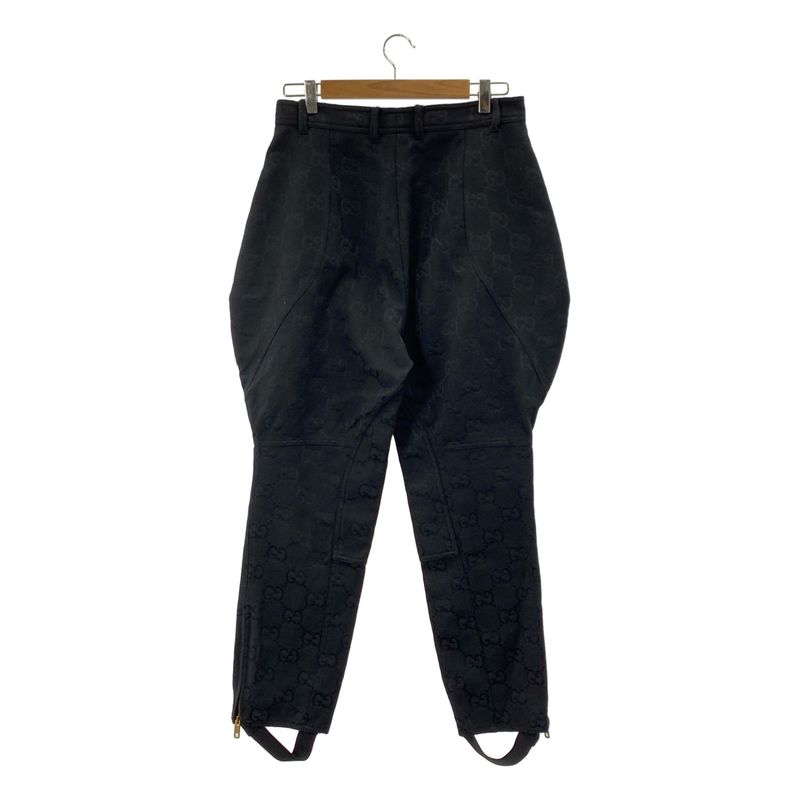 Gucci | 2022ss | Monogram Pants Jacquard GG Logo Hem Zip Adjuster Pants | 44