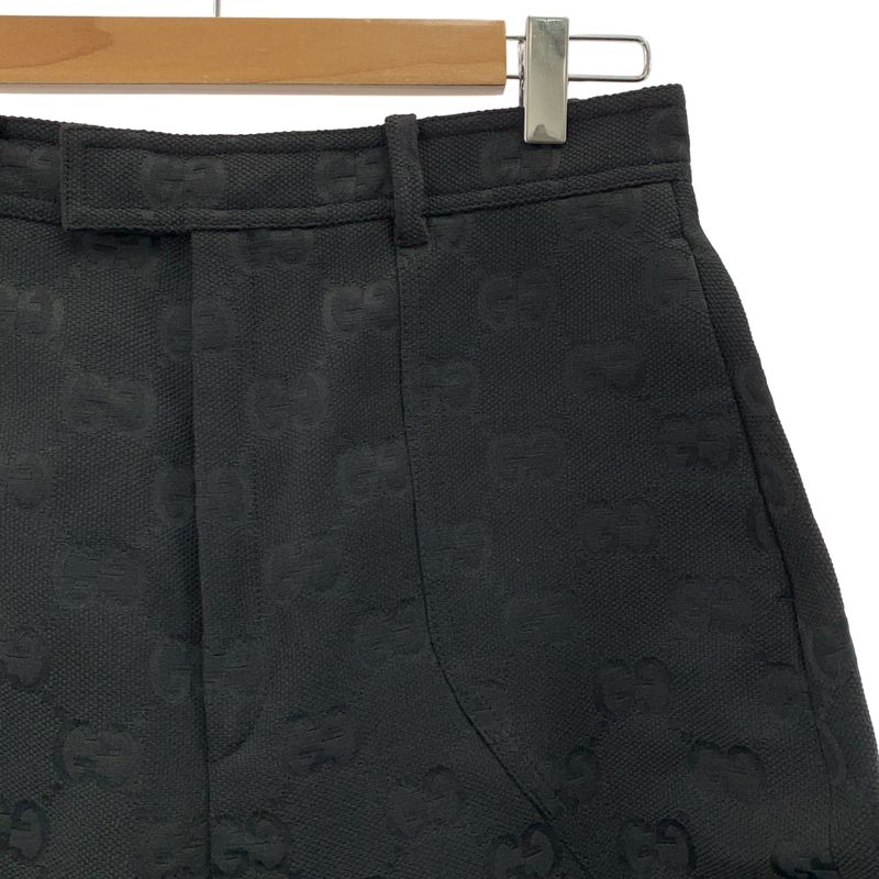 Gucci | 2022ss | Monogram Pants Jacquard GG Logo Hem Zip Adjuster Pants | 44