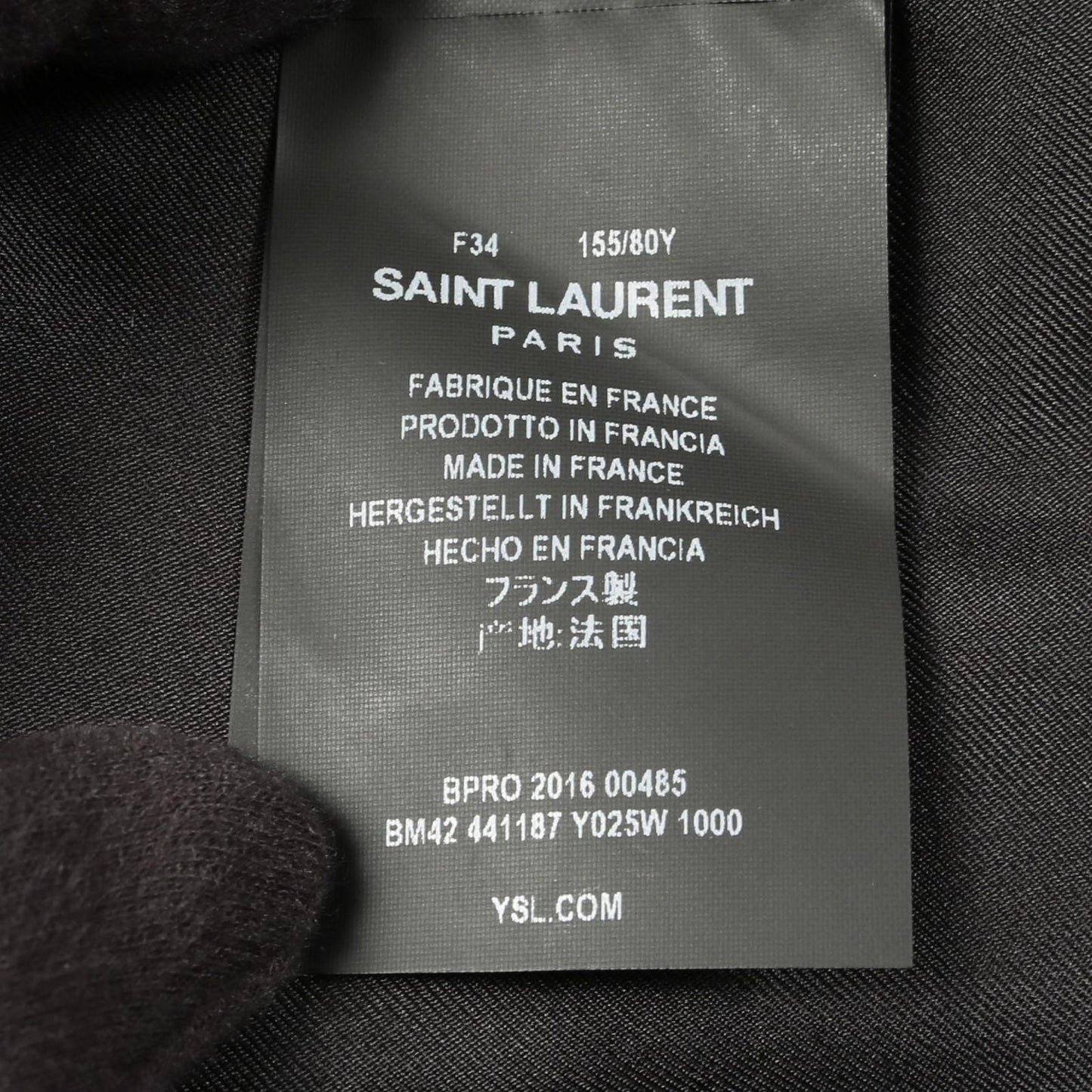 Saint Laurent Paris Saint Laurent Paris Blouse Black Rayon Silk Velor Blouse