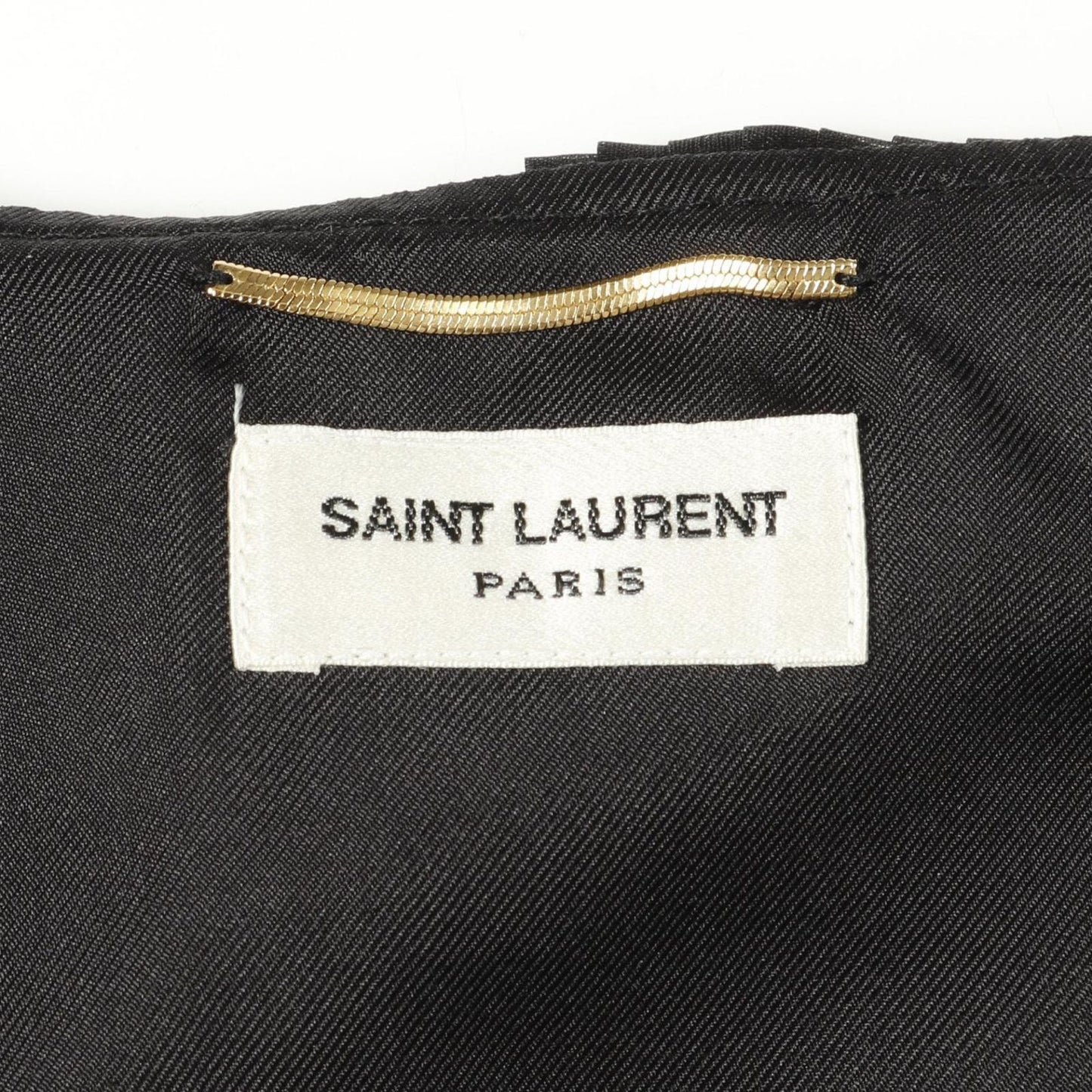 Saint Laurent Paris Saint Laurent Paris Blouse Black Rayon Silk Velor Blouse