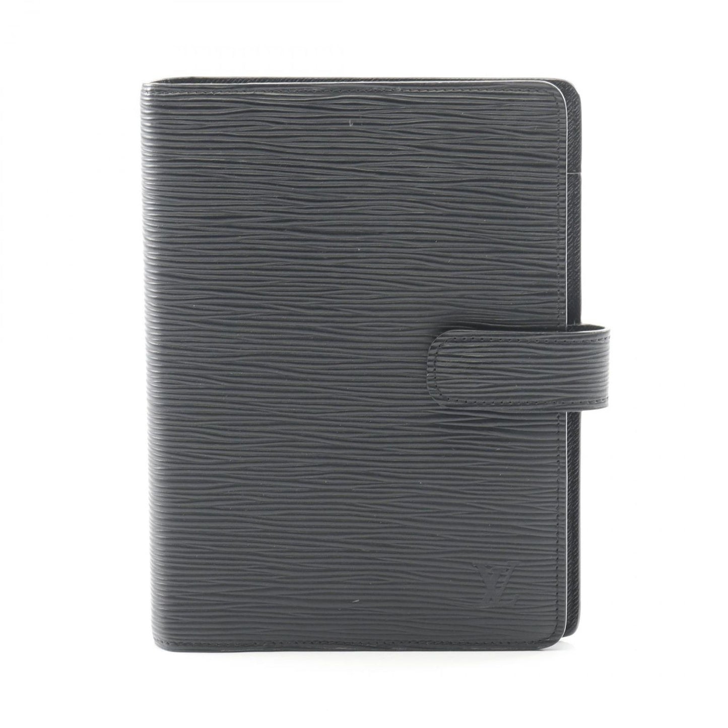 Louis Vuitton Notebook Cover Agenda MM Epi Noir R20202 Noir Leather Agenda MM