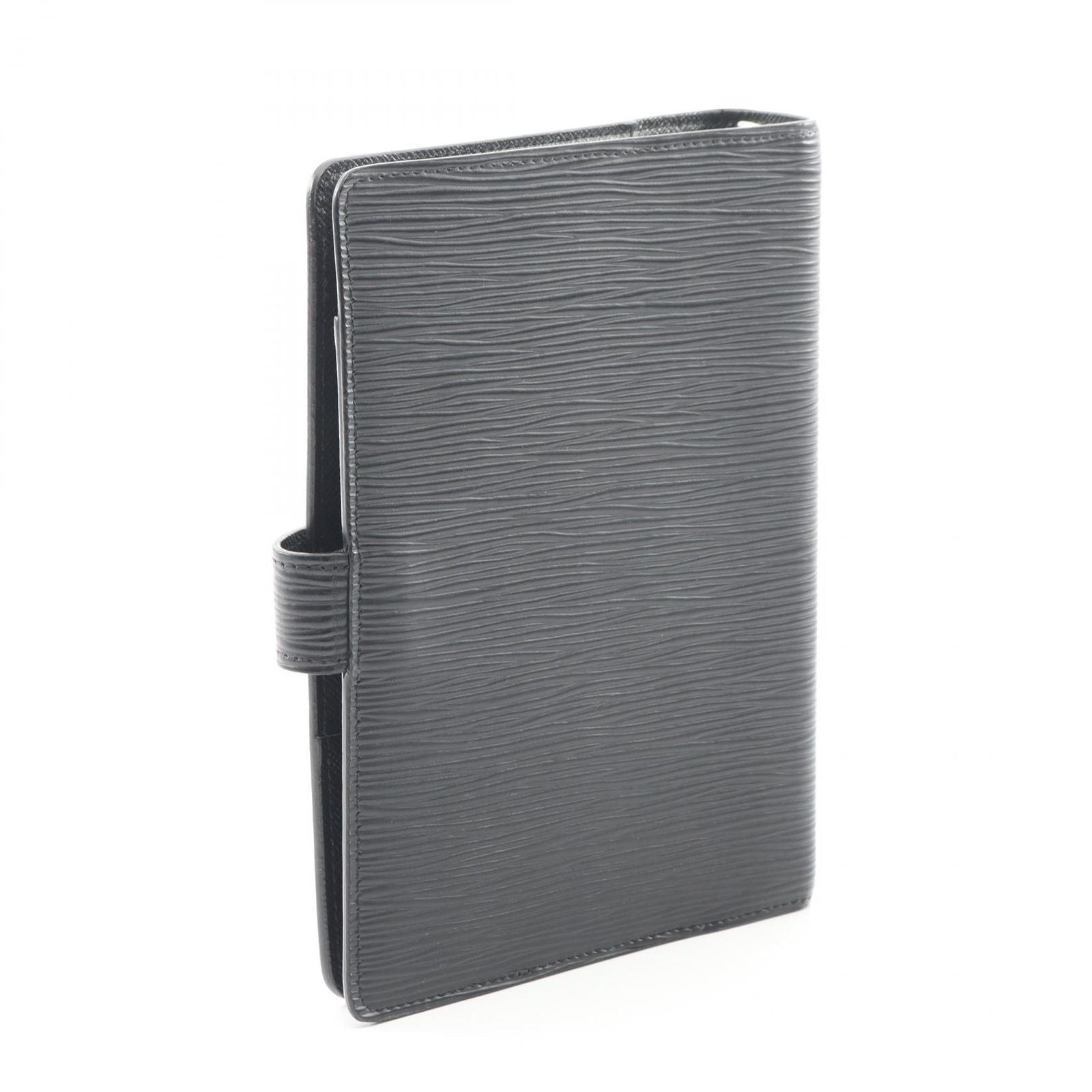 Louis Vuitton Notebook Cover Agenda MM Epi Noir R20202 Noir Leather Agenda MM