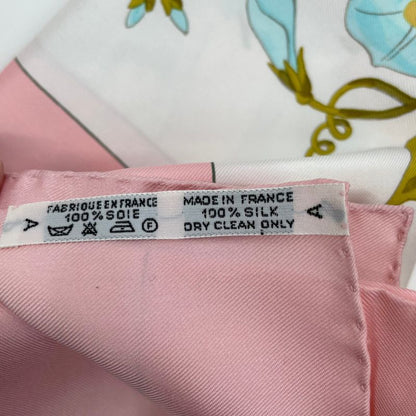 Hermes Scarf Silk Carre 90 Romantique Romantic Pink