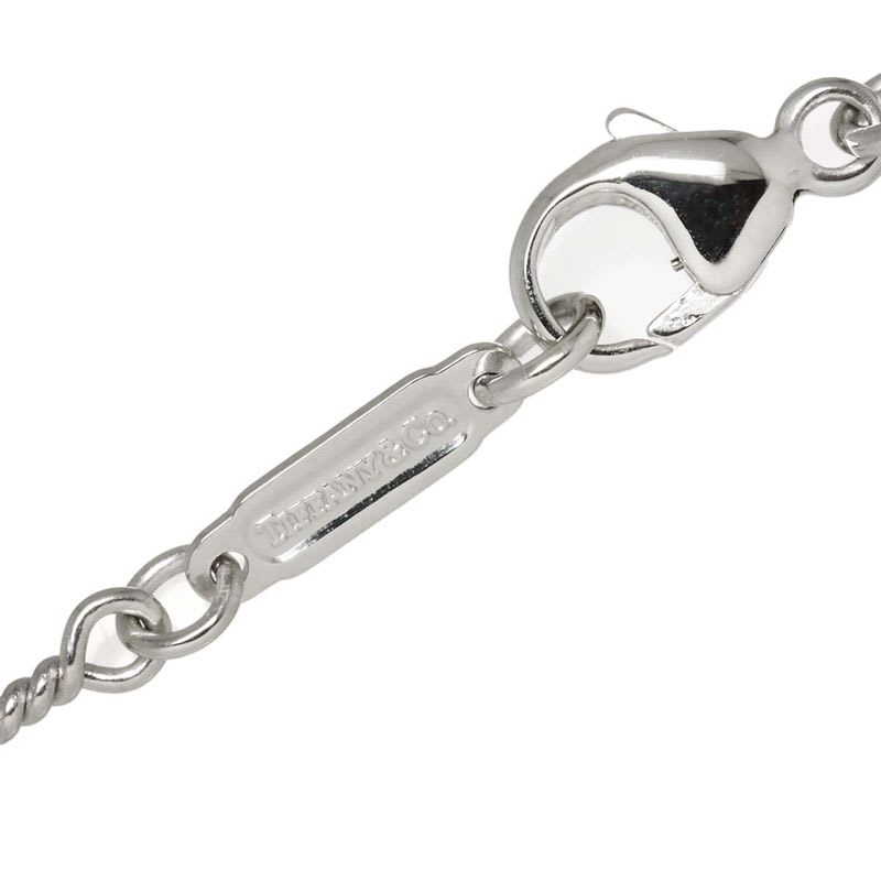 Tiffany & Co Heart Diamond Necklace 40 cm Pt