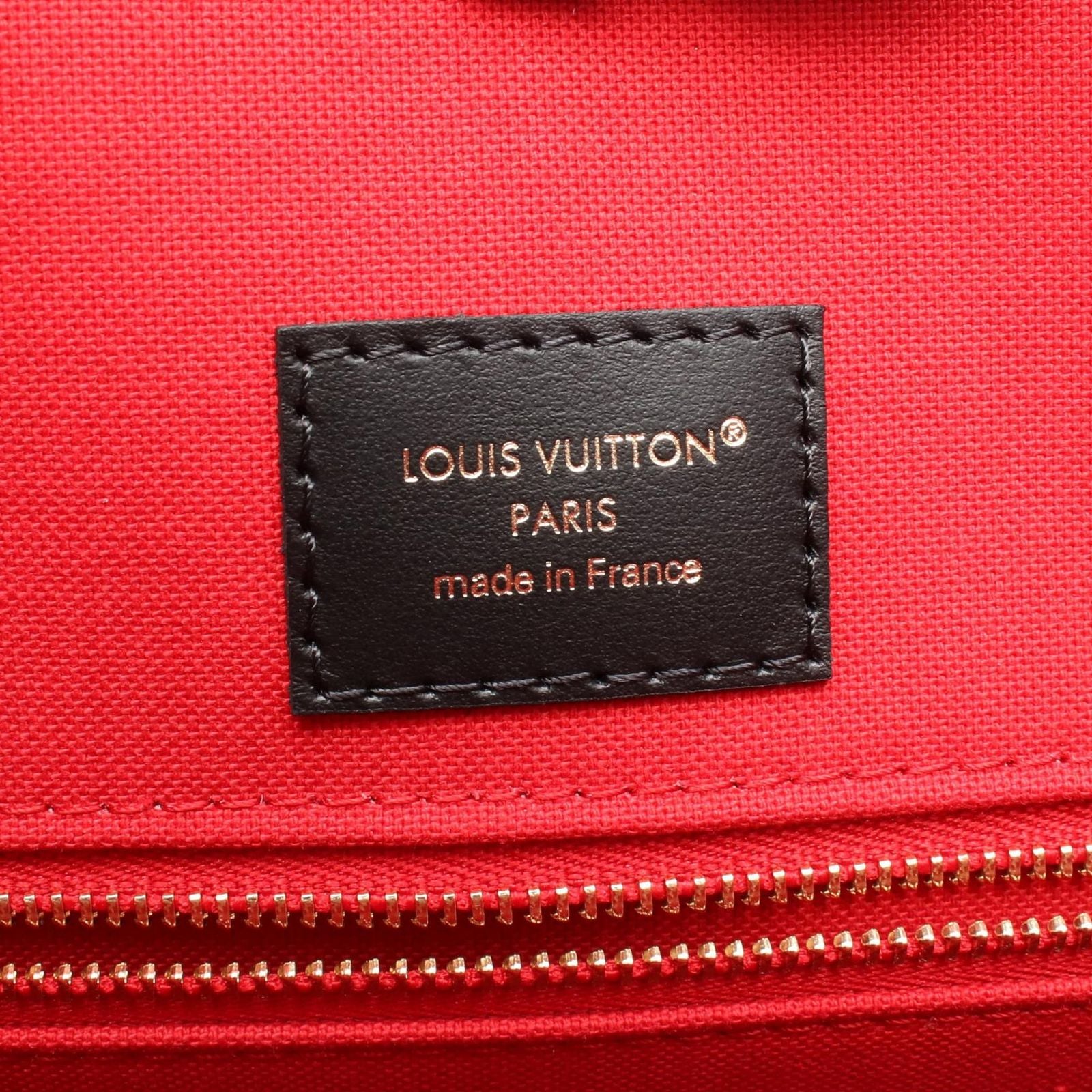 Louis Vuitton Tote Bag on the Go MM M45321 PVC Coated Canvas Leather on the Go