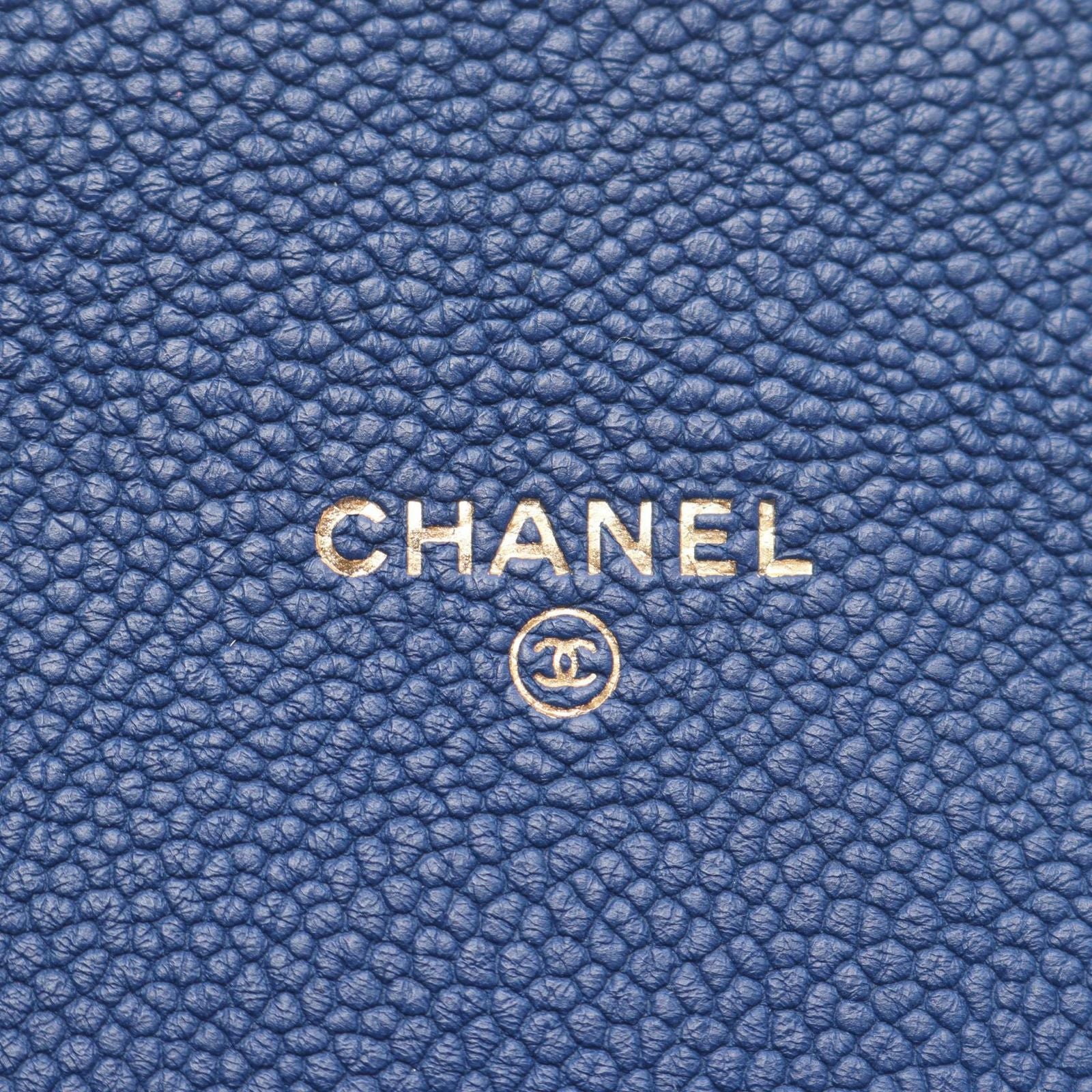 Chanel Shoulder Bag Matelasse Half Coco Blue Leather Calf (Cowhide) Matelasse
