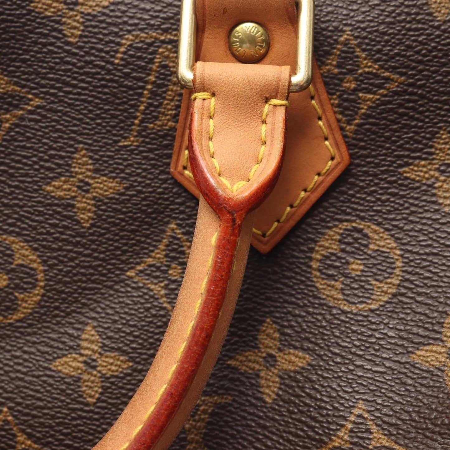 Louis Vuitton Handbag Speedy 35 M41524 PVC Coated Canvas Leather Speedy 35