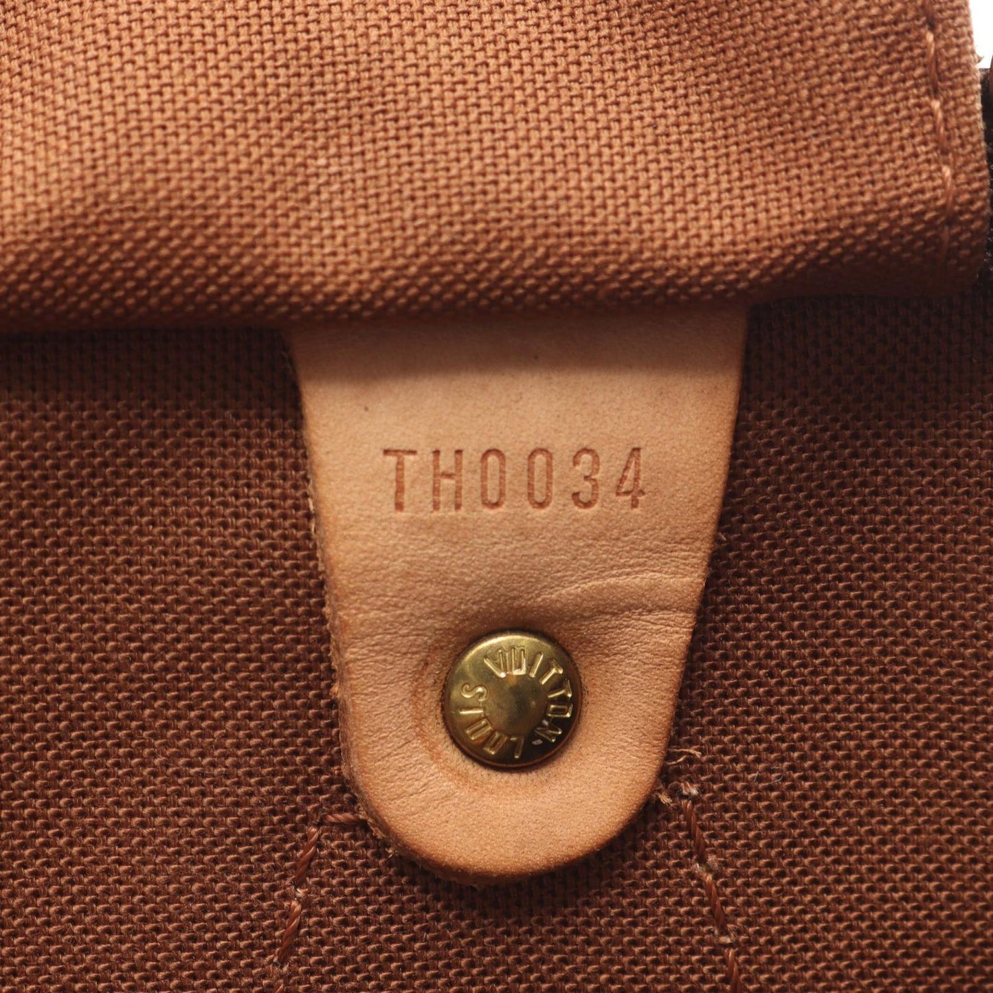 Louis Vuitton Handbag Speedy 35 M41524 PVC Coated Canvas Leather Speedy 35