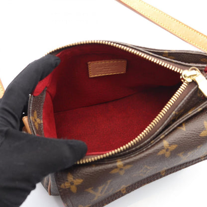 Louis Vuitton Shoulder Bag Viva City PM M51165 PVC Coated Canvas Leather Viva