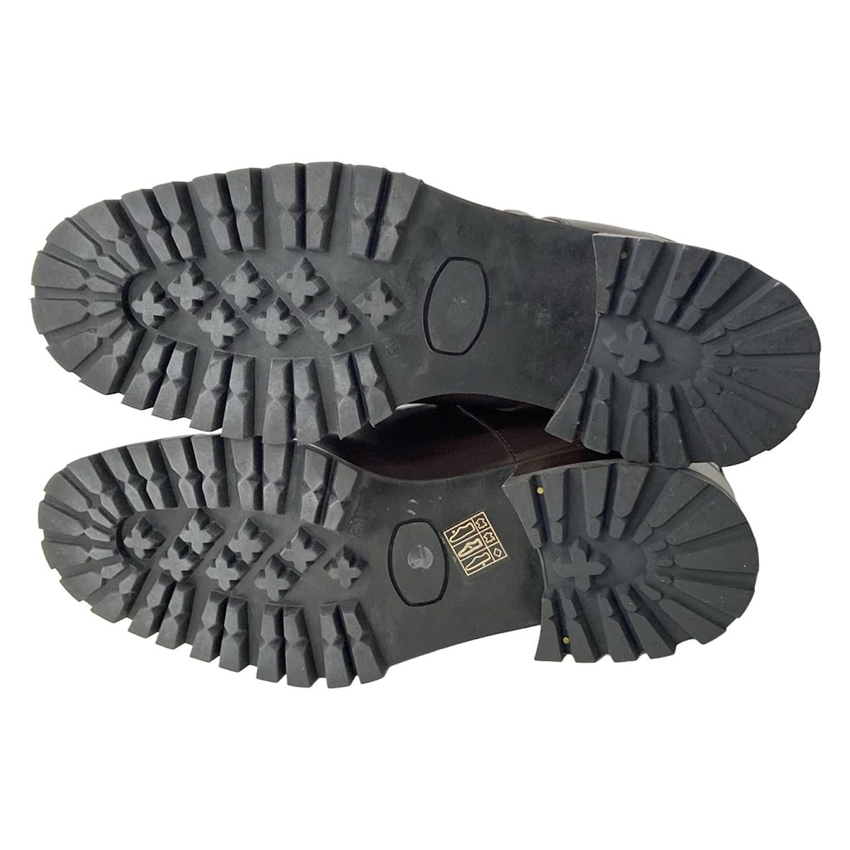 Prada Short Boots 38 1/2 Women's Excellent Condition Dark Brown Leather