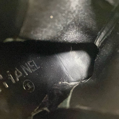 Chanel Short Boots 36 1/2c Women's - Black Lambskin