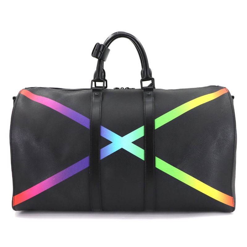 Louis Vuitton Taiga Keepall Bandouliere 50 2-Way Boston Shoulder Bag Leather
