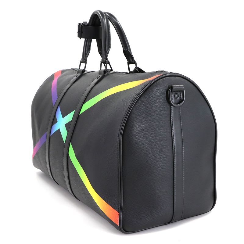 Louis Vuitton Taiga Keepall Bandouliere 50 2-Way Boston Shoulder Bag Leather