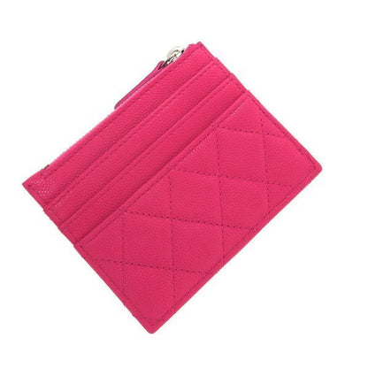 Chanel 19 Caviar Matelasse Card Case