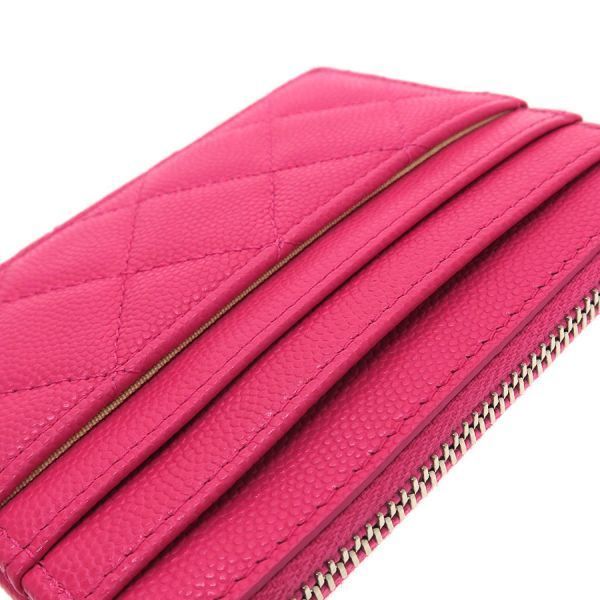 Chanel 19 Caviar Matelasse Card Case