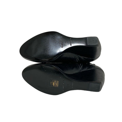 Balenciaga Short Boots 37 Women's - Black Wedge Sole Leather