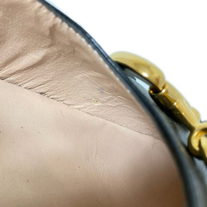 Gucci Sandals 37 Women's - Black Horsebit Leather