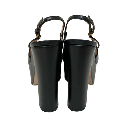 Gucci Sandals 37 Women's - Black Horsebit Leather
