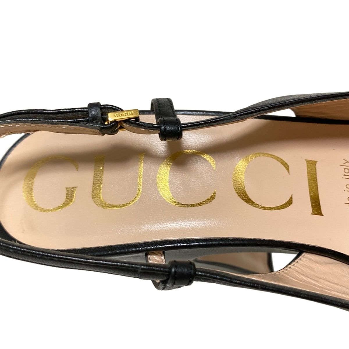 Gucci Sandals 37 Women's - Black Horsebit Leather