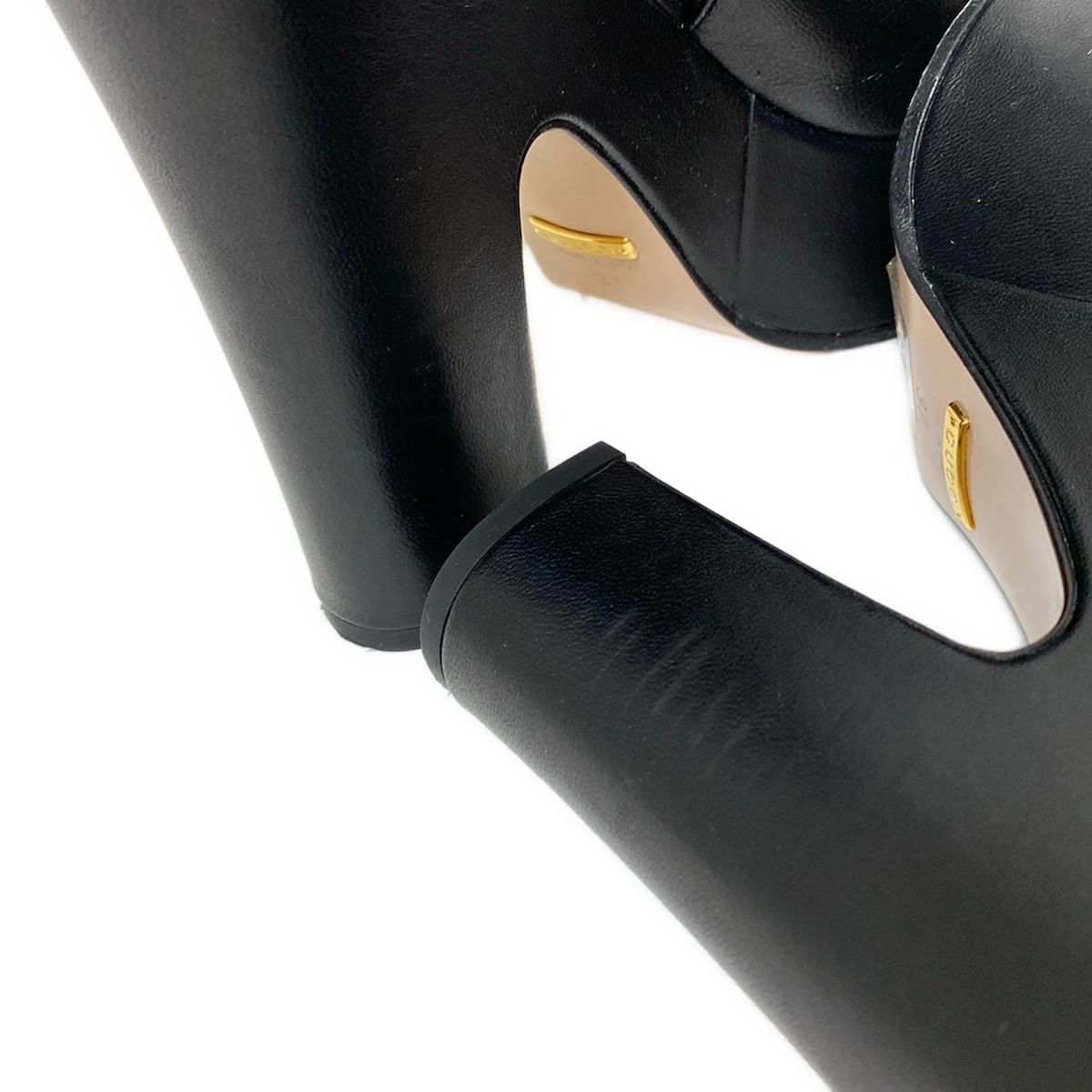 Gucci Sandals 37 Women's - Black Horsebit Leather