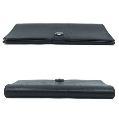 Hermes H085246ck89 Tutanman Wallet Black Silver-hardware B Engraved
