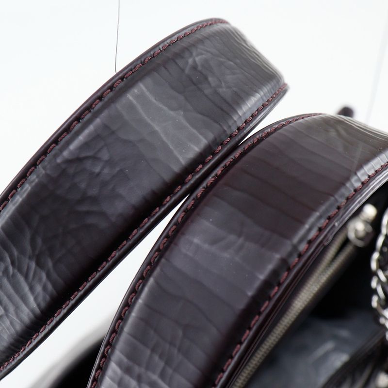 Chanel Grand Shopping Tote XL Matelasse Chain Tote Wrinkled A66865 Patent