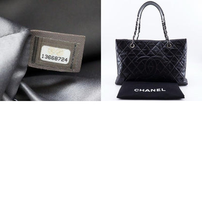 Chanel Grand Shopping Tote XL Matelasse Chain Tote Wrinkled A66865 Patent