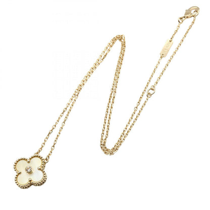 Van Cleef & Arpels Necklace Vintage Alhambra Mother of Pearl 1pd Necklace Neck