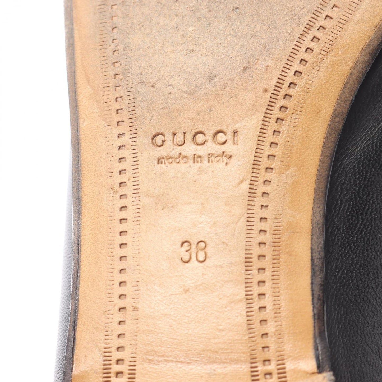 Gucci Loafers Brixton Horsebit Leather Loafers Women'S a