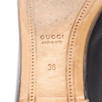 Gucci Loafers Brixton Horsebit Leather Loafers Women'S a