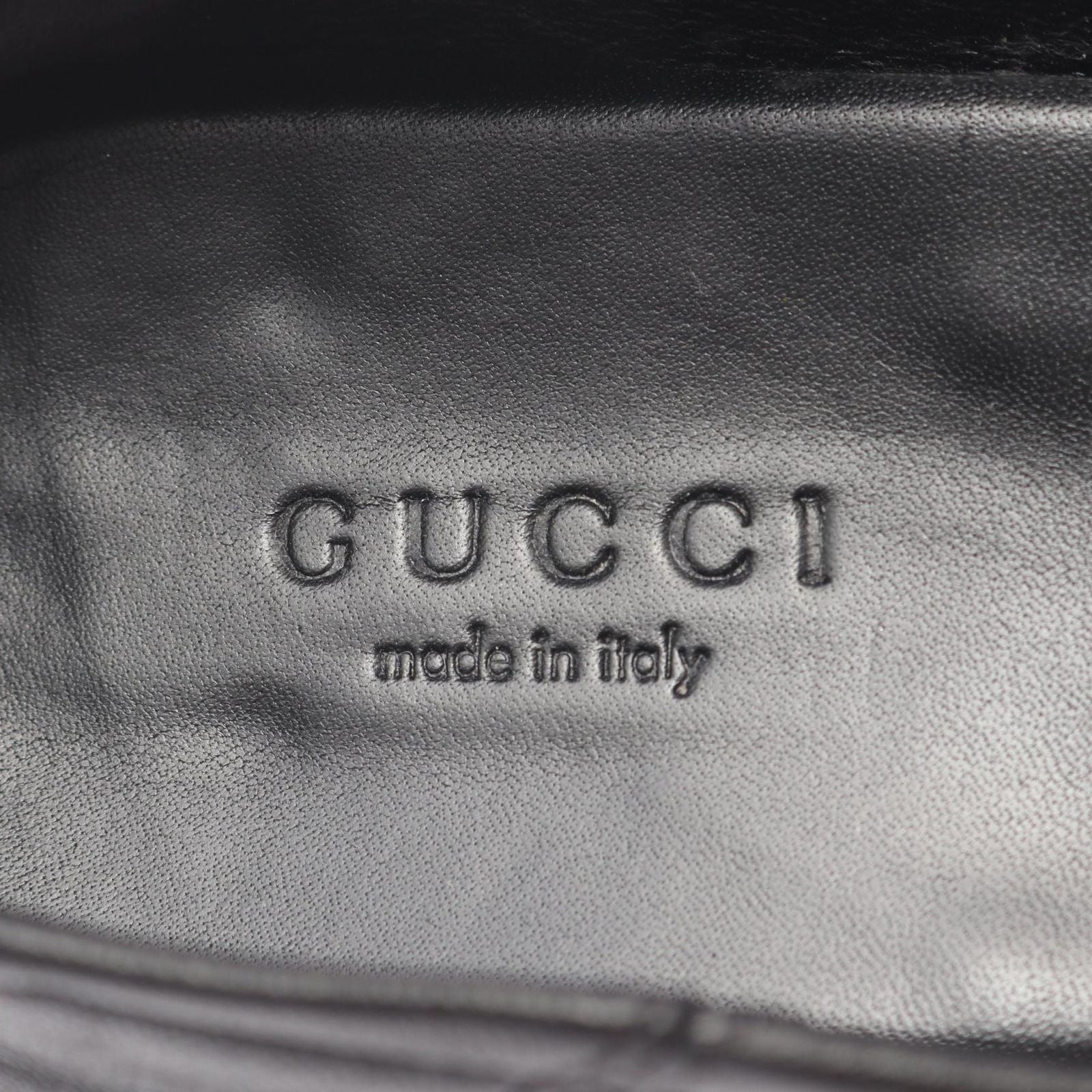 Gucci Loafers Brixton Horsebit Leather Loafers Women'S a