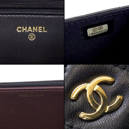 Chanel Chanel Shoulder Bag Quilted Classic Chain Wallet Ap0250 Black