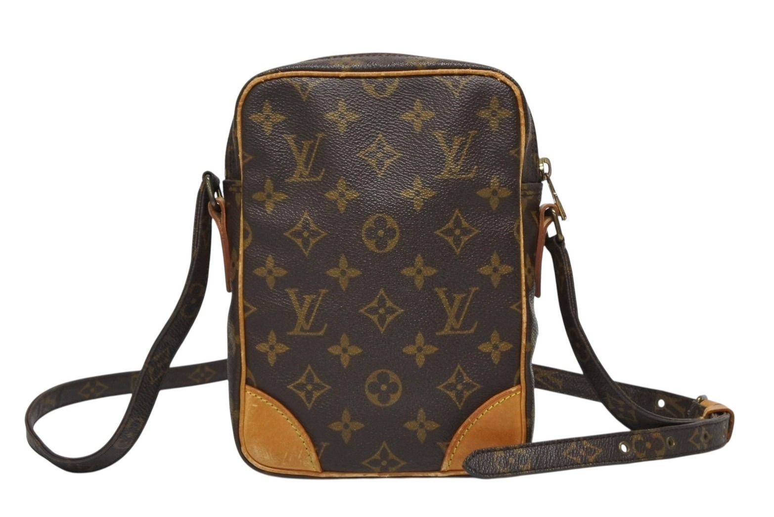 Louis Vuitton Amazon Shoulder Bag Monogram Leather Brown — view 2