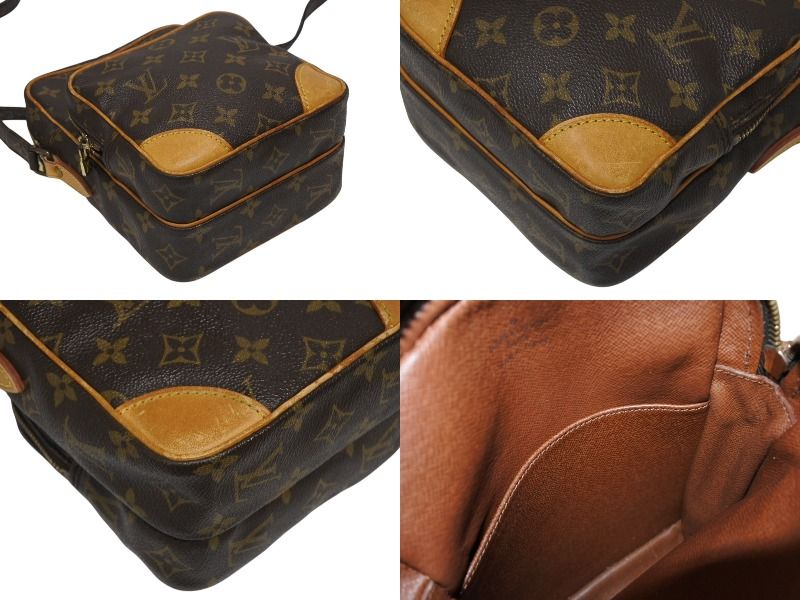 Louis Vuitton Amazon Shoulder Bag Monogram Leather Brown — view 7