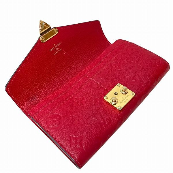 Louis Vuitton Monogram Empreinte Portefeuille Metis M63728 Long Wallet Women's