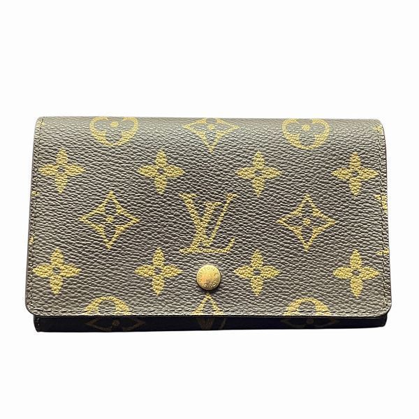 Louis Vuitton Monogram Porte Monevier Tresor M61730 Bifold Wallet Unisex