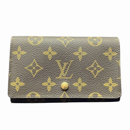 Louis Vuitton Monogram Porte Monevier Tresor M61730 Bifold Wallet Unisex