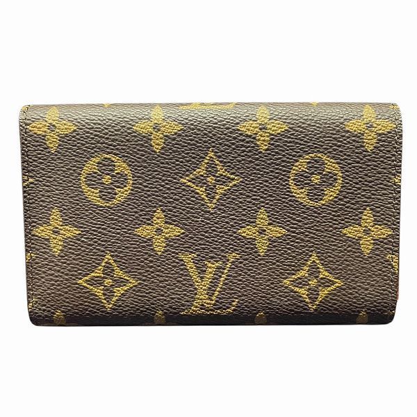 Louis Vuitton Monogram Porte Monevier Tresor M61730 Bifold Wallet Unisex
