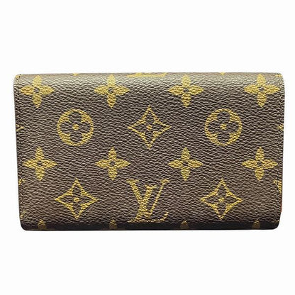 Louis Vuitton Monogram Porte Monevier Tresor M61730 Bifold Wallet Unisex