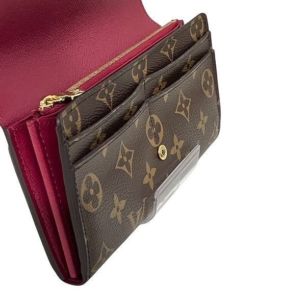 Louis Vuitton Monogram Portefeuille Sarah M62234 Long Wallet Bifold Long Wallet
