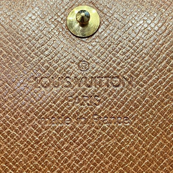 Louis Vuitton Monogram Porte Monevier Tresor M61730 Bifold Wallet Unisex