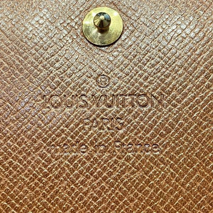 Louis Vuitton Monogram Porte Monevier Tresor M61730 Bifold Wallet Unisex