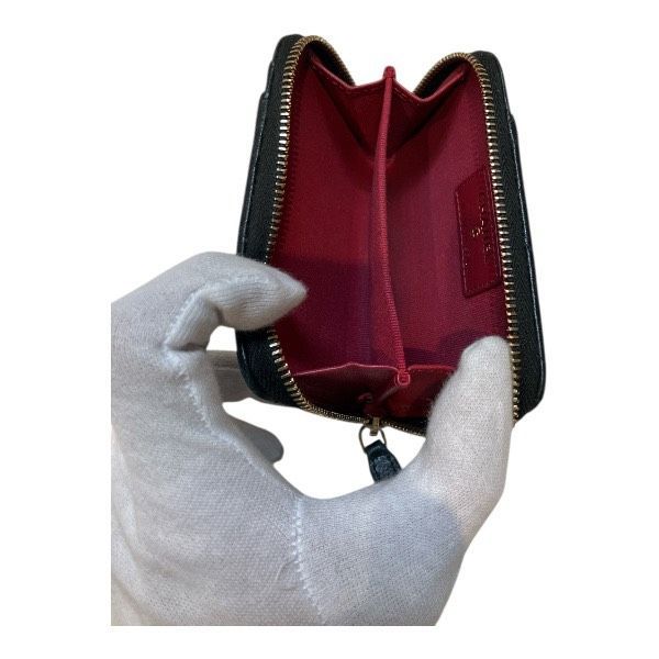 Chanel Coco Mark Lambskin Coin Case Card Case Ladies