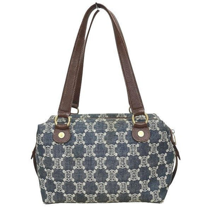 Celine Macadam Denim Bag Handbag Shoulder Bag Ladies