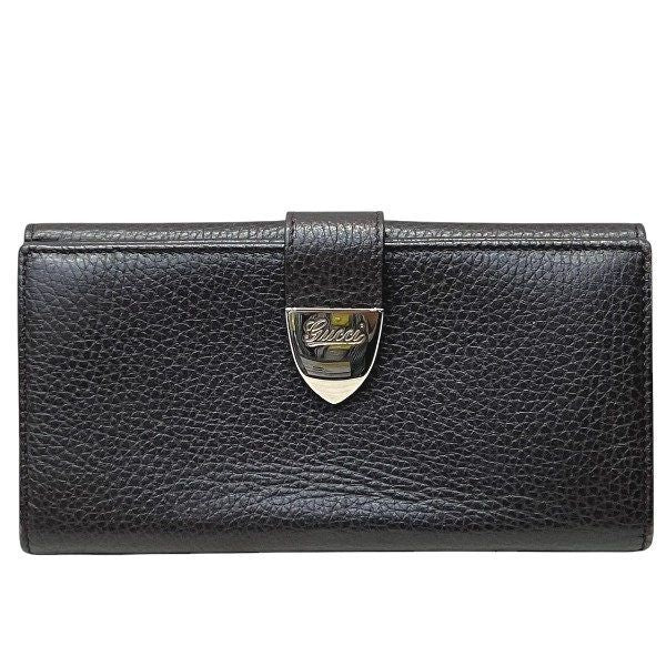Gucci 231837 Brown Long Wallet Bifold Wallet Unisex