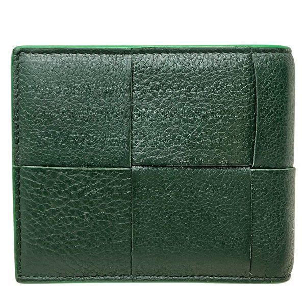 Bottega Veneta Intrecciato R00132325p Green Bifold Wallet Men's